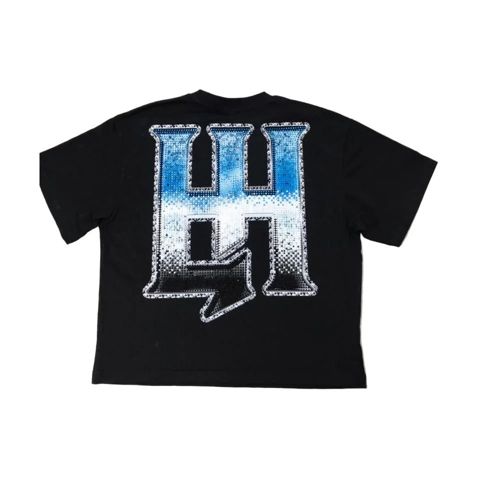 Life Hustlers Brand Warrior Girl Black T-Shirt