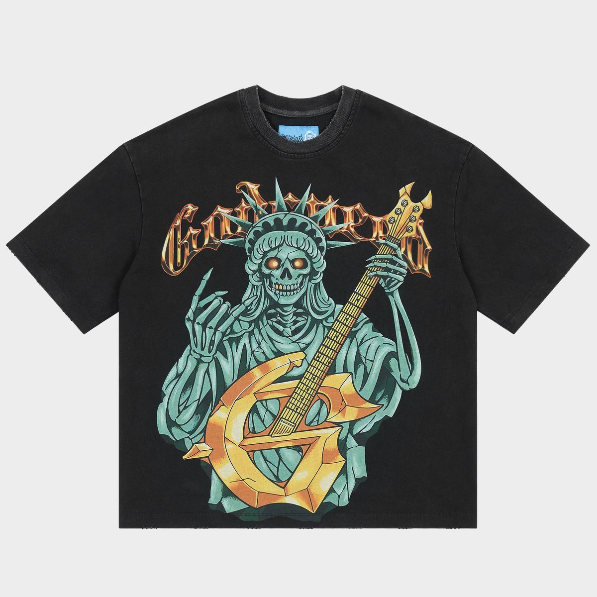 Godspeed Liberty Rock T-shirt In Black