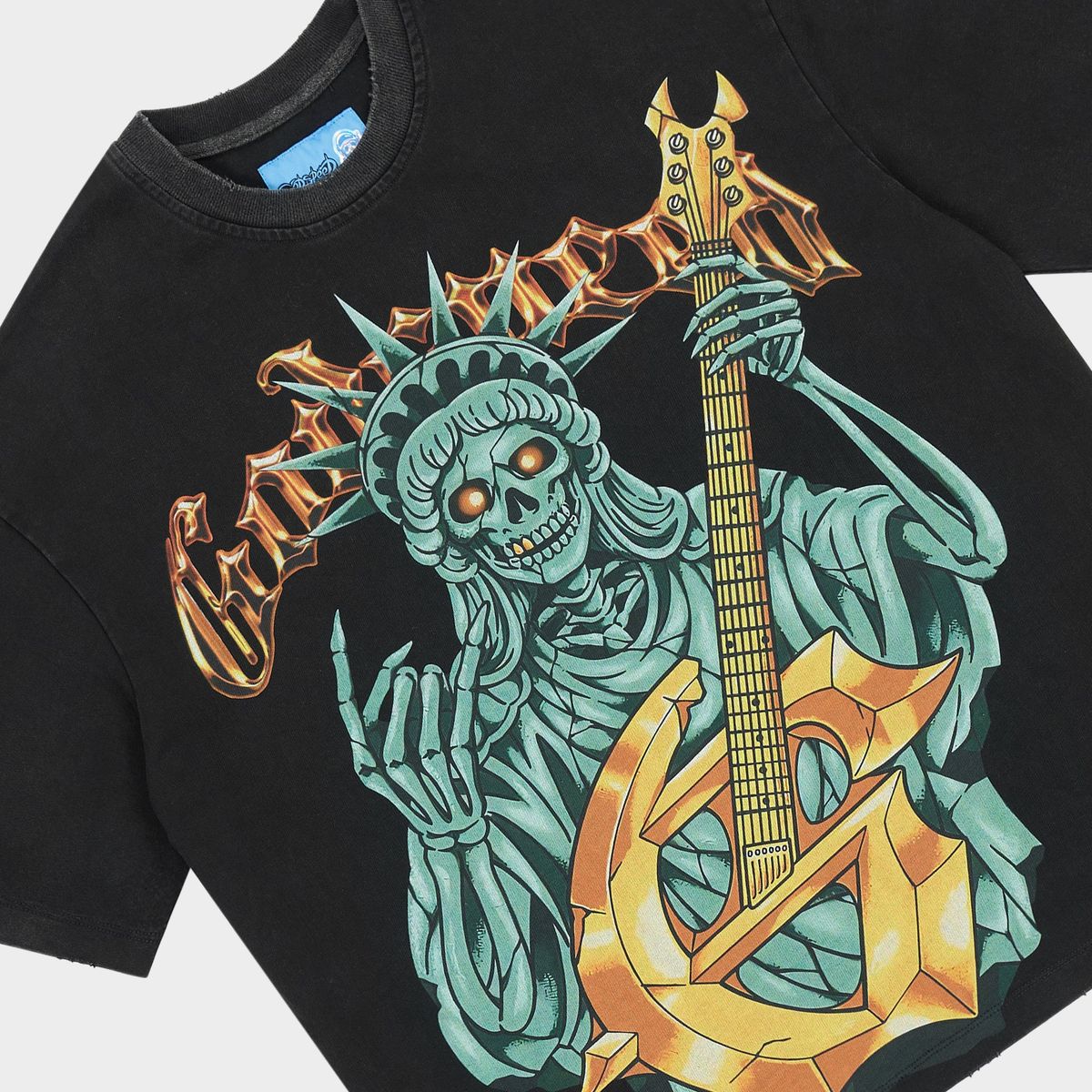 Godspeed Liberty Rock T-shirt In Black