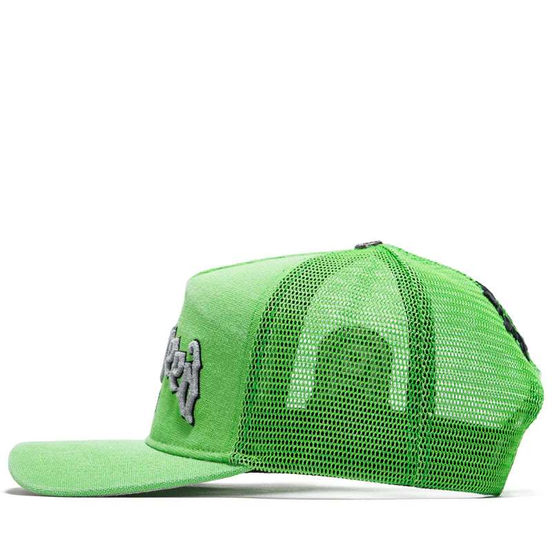 Godspeed Forever Trucker Hat Lime Green
