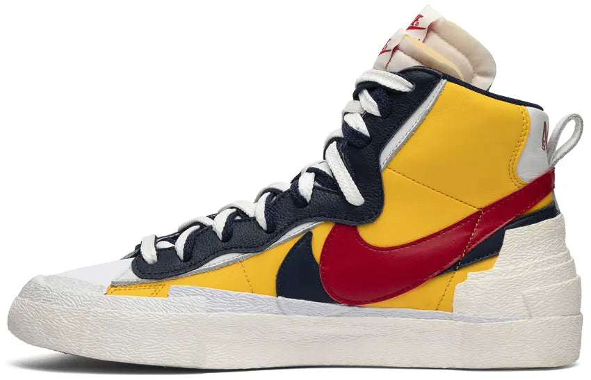 Sacai x Nike Blazer Mid: Maize Navy Men