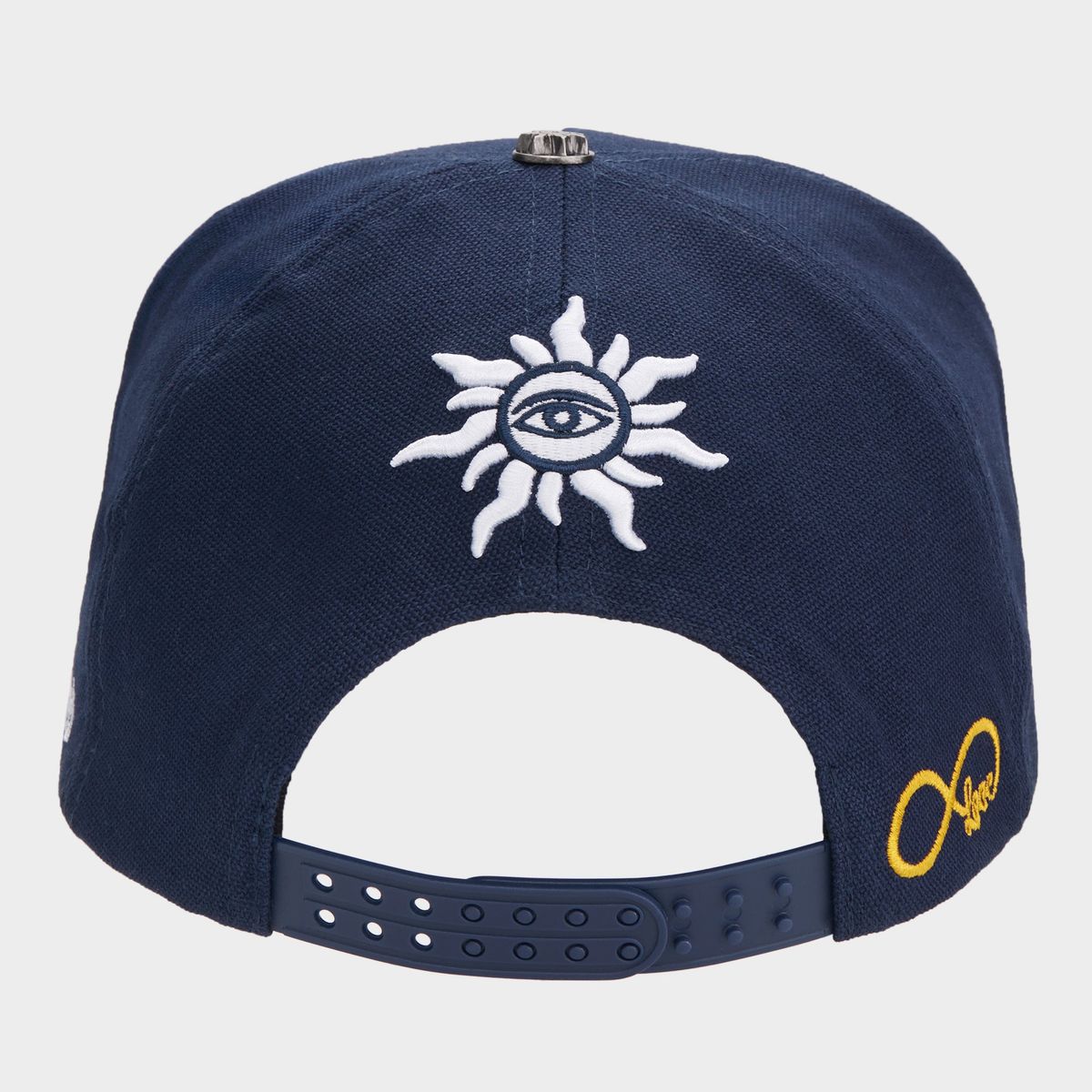 Godspeed Forever G Logo Navy/Yellow Trucker Hat