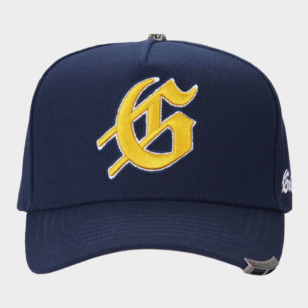 Godspeed Forever G Logo Navy/Yellow Trucker Hat