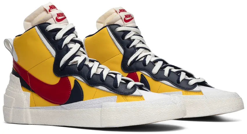 Sacai x Nike Blazer Mid: Maize Navy Men