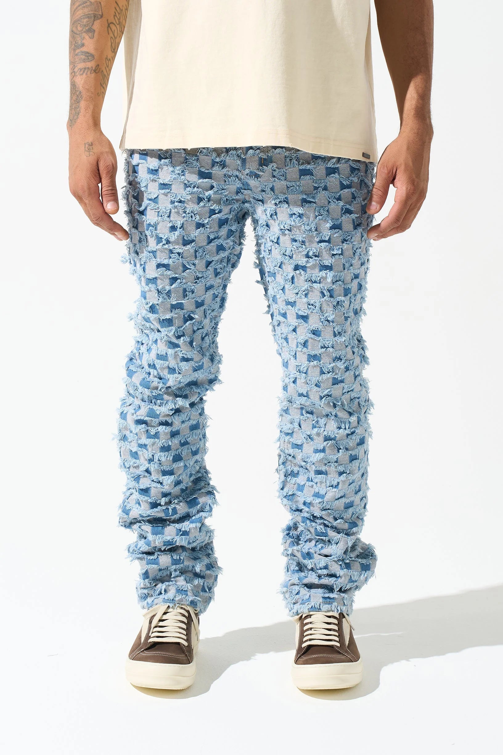 Serenede Marble Straight Leg Jeans