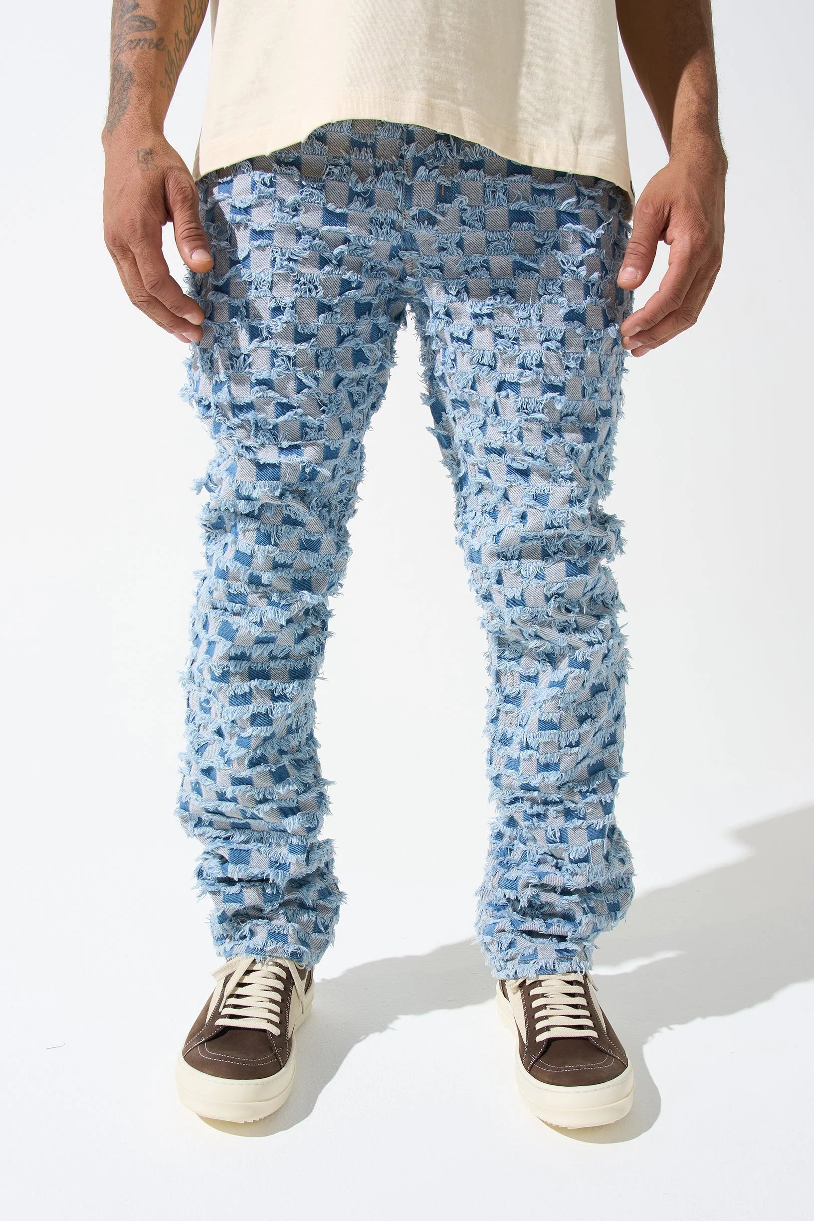 Serenede Marble Straight Leg Jeans