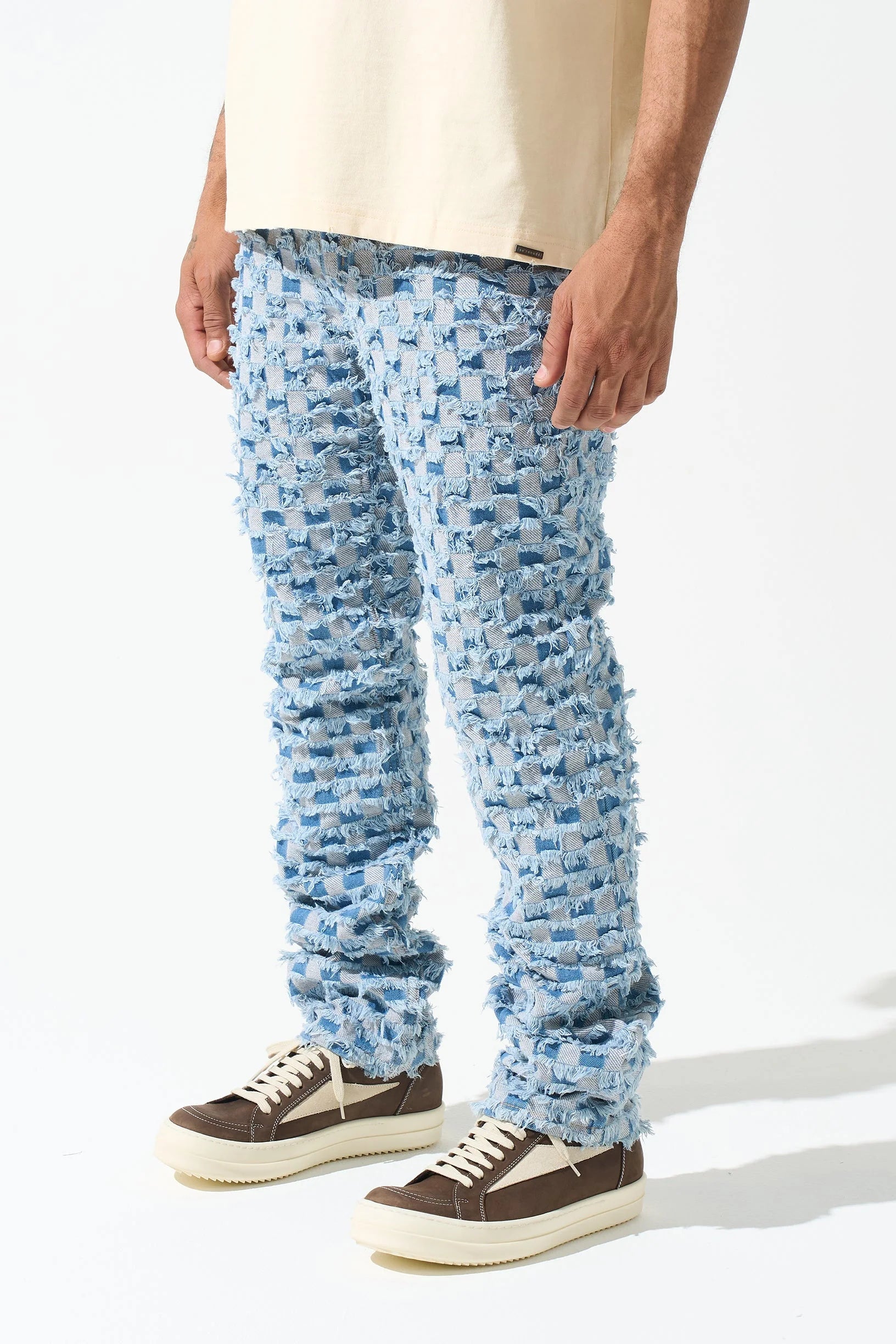 Serenede Marble Straight Leg Jeans