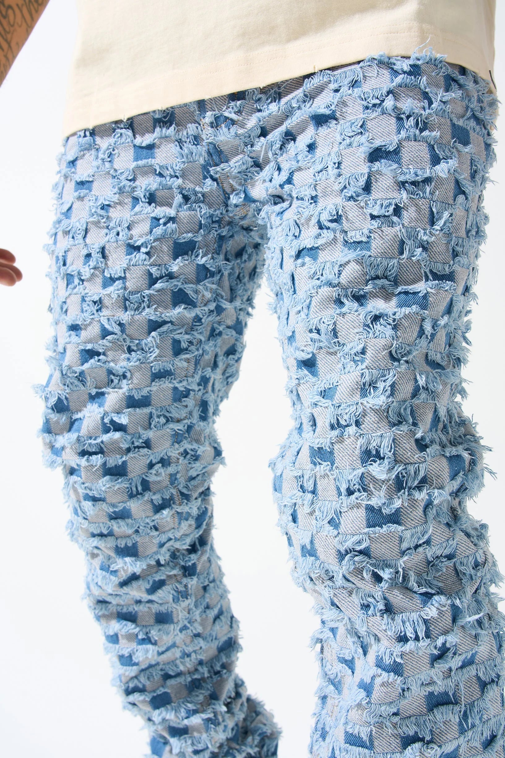 Serenede Marble Straight Leg Jeans
