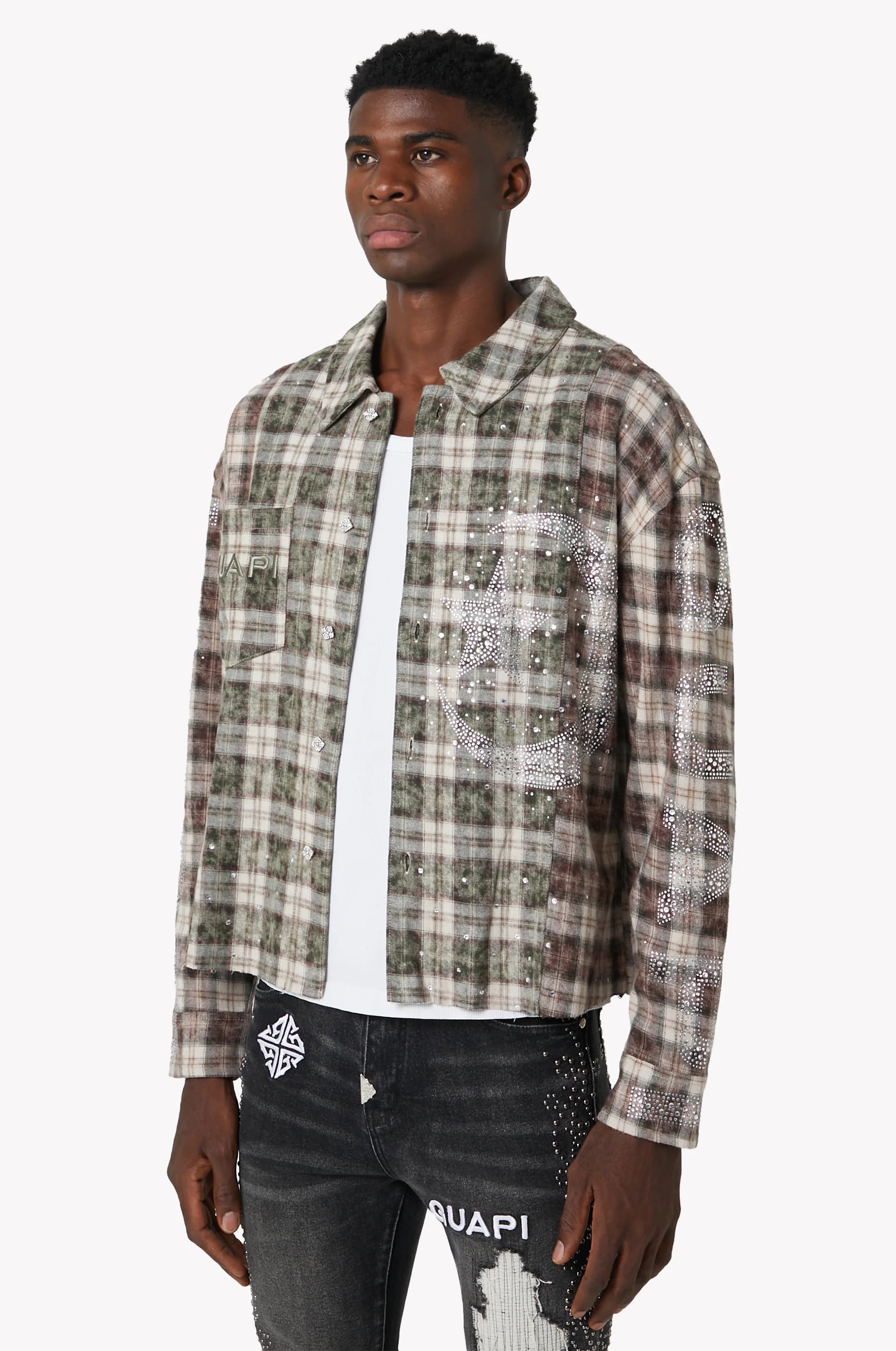 Guapi Mocha Crescent Flannel Shirt