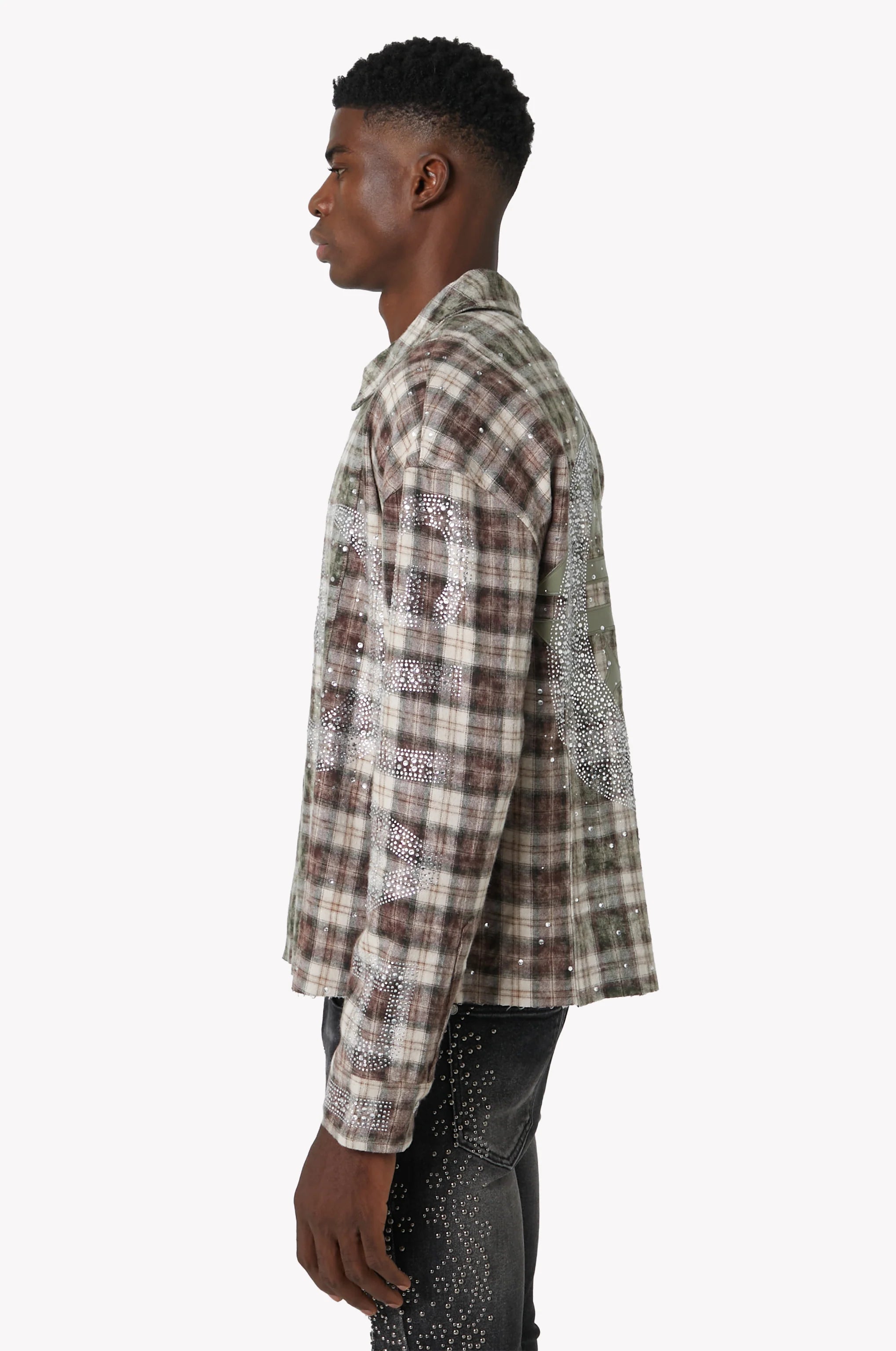 Guapi Mocha Crescent Flannel Shirt