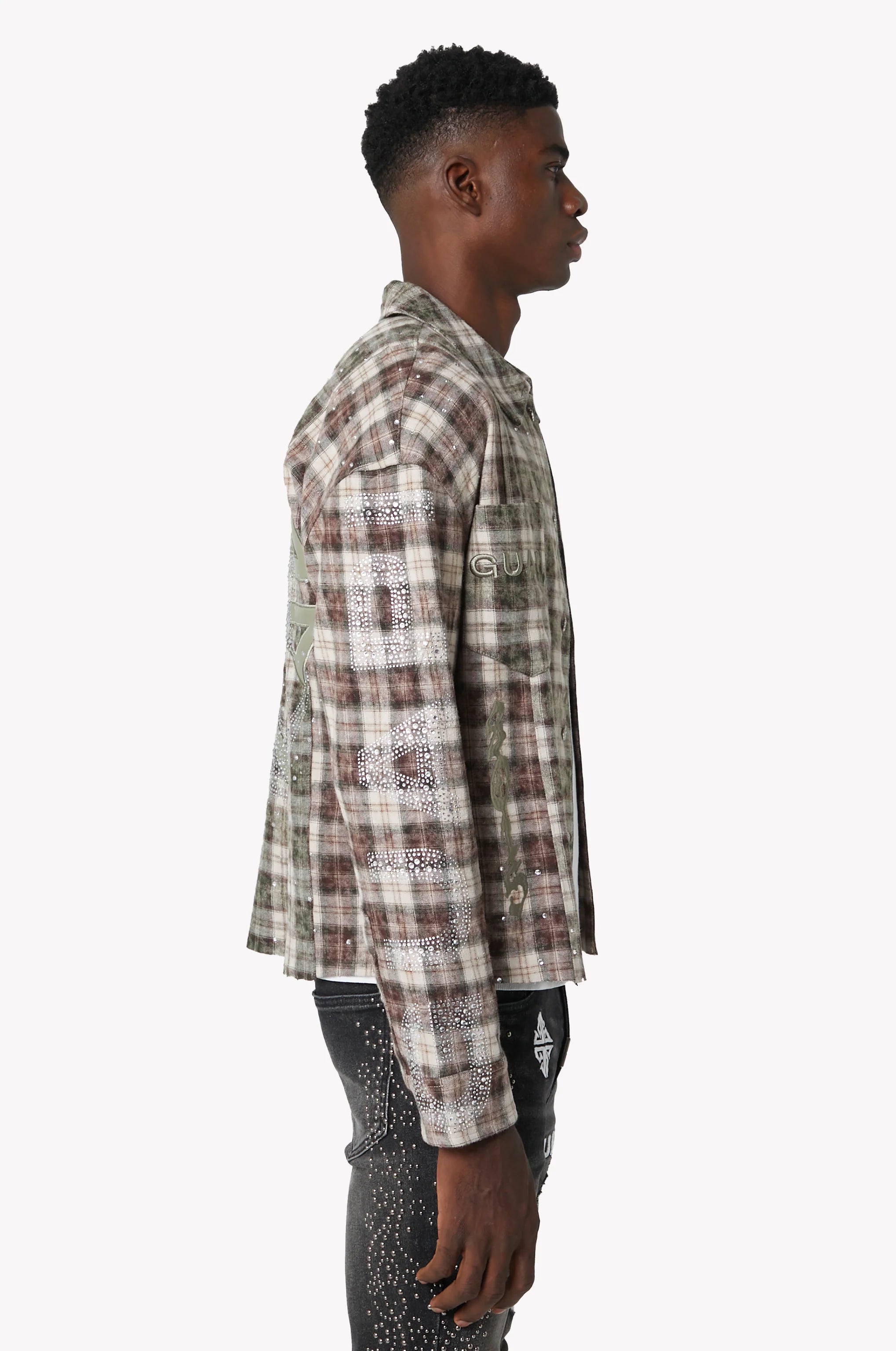 Guapi Mocha Crescent Flannel Shirt