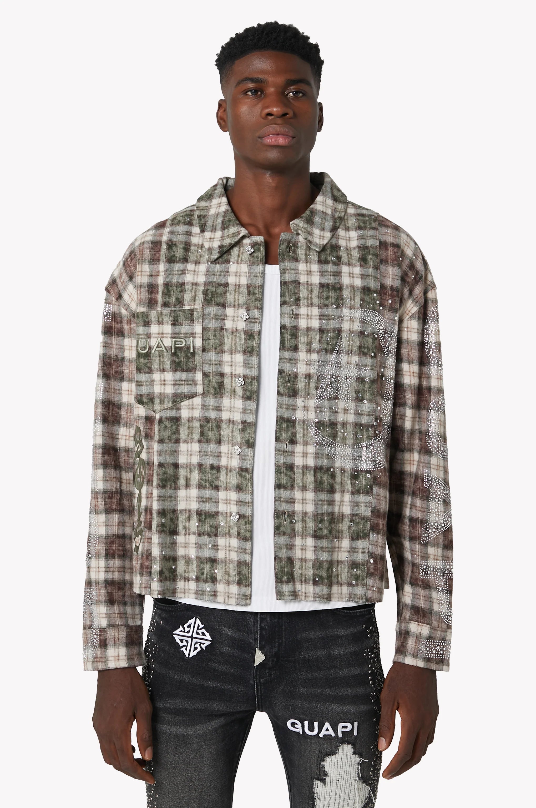 Guapi Mocha Crescent Flannel Shirt