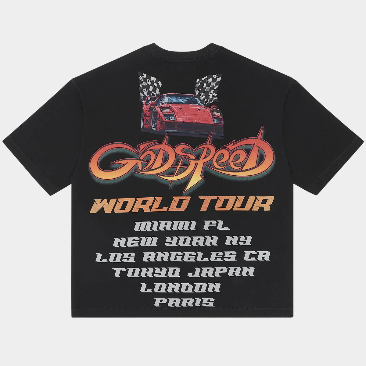 Godspeed South Beach Drive Miami Superrun T-Shirt In Black