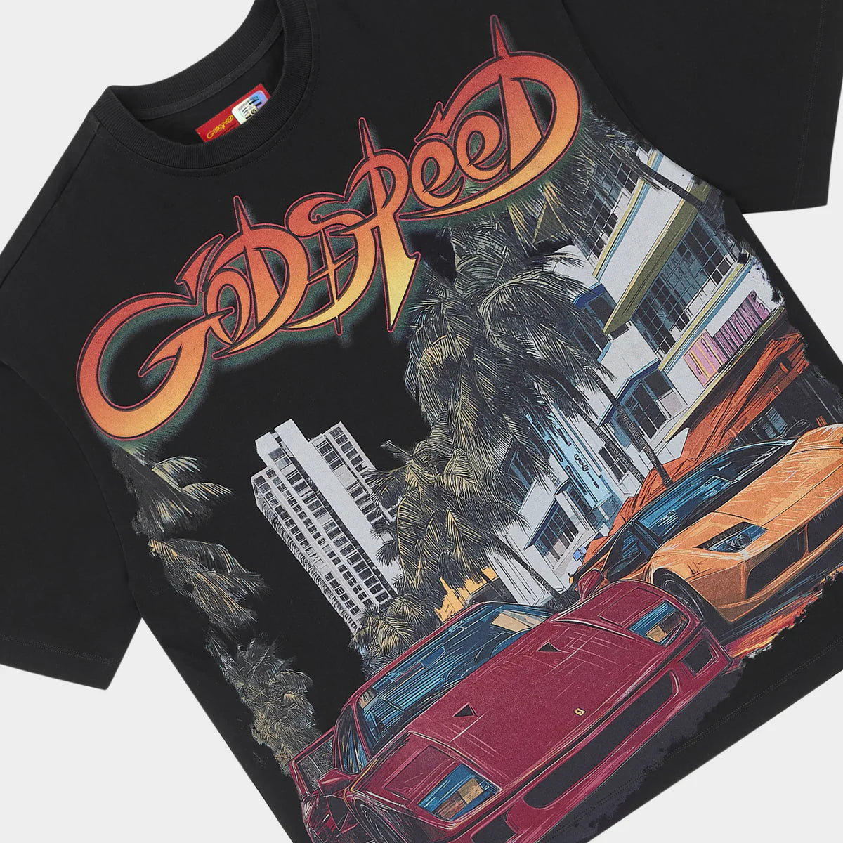 Godspeed South Beach Drive Miami Superrun T-Shirt In Black