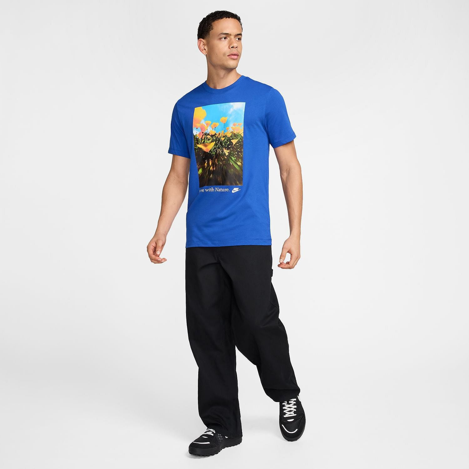 Nike Sportswear Move With Nature T-Shirt In Blue