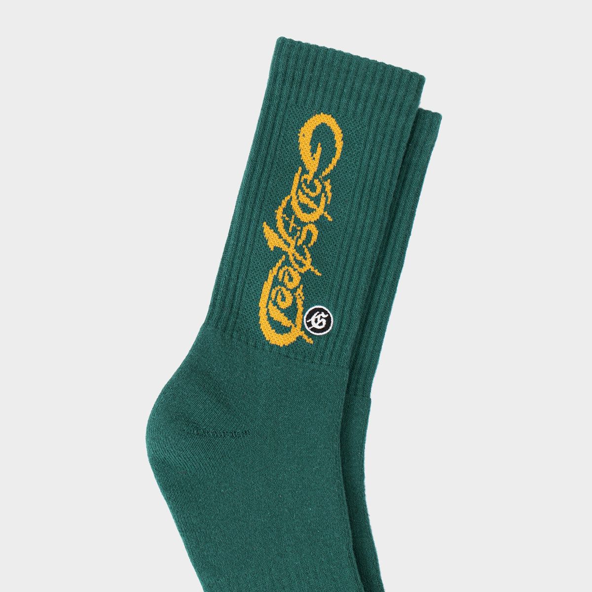 Godspeed New Age Logo Sock In Green/Yellow