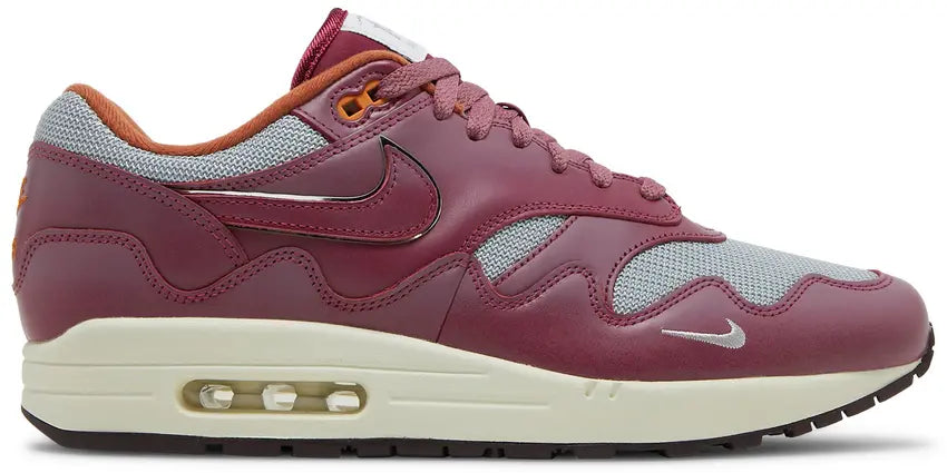 Patta x Nike Air Max 1: Rush Maroon Men