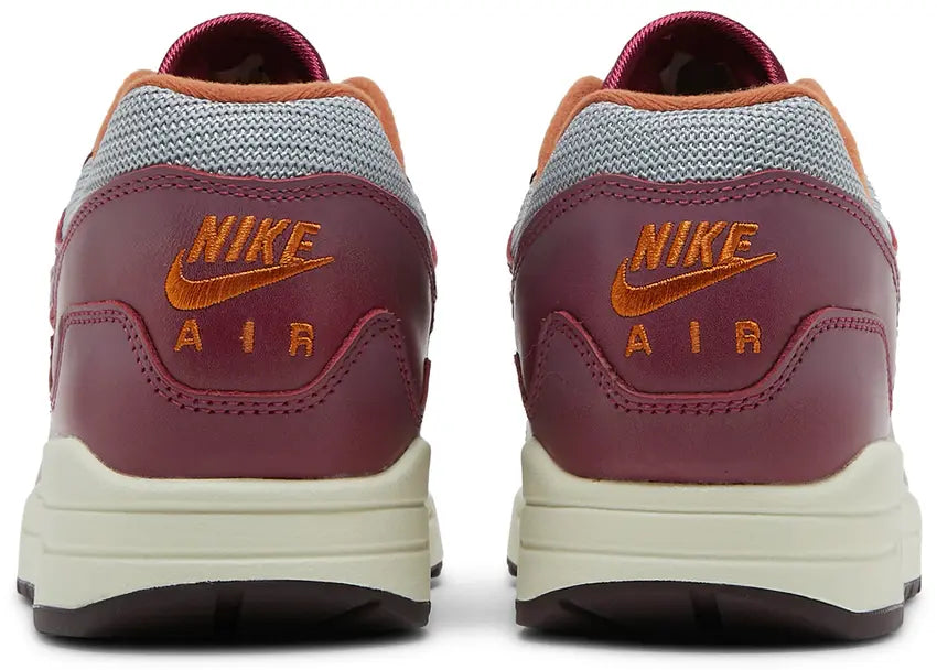 Patta x Nike Air Max 1: Rush Maroon Men