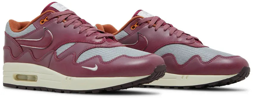 Patta x Nike Air Max 1: Rush Maroon Men