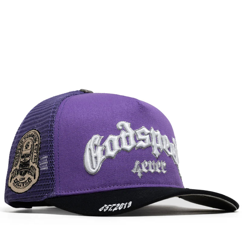 Godspeed Forever Trucker Hat Purple/Black
