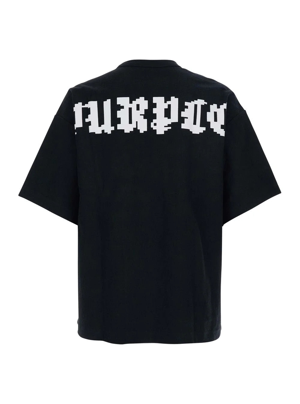 Purple Brand Pixelated T-shirt In Black M1057-HJBP425