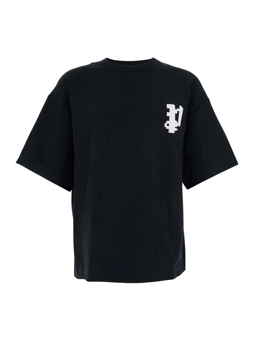 Purple Brand Pixelated T-shirt In Black M1057-HJBP425
