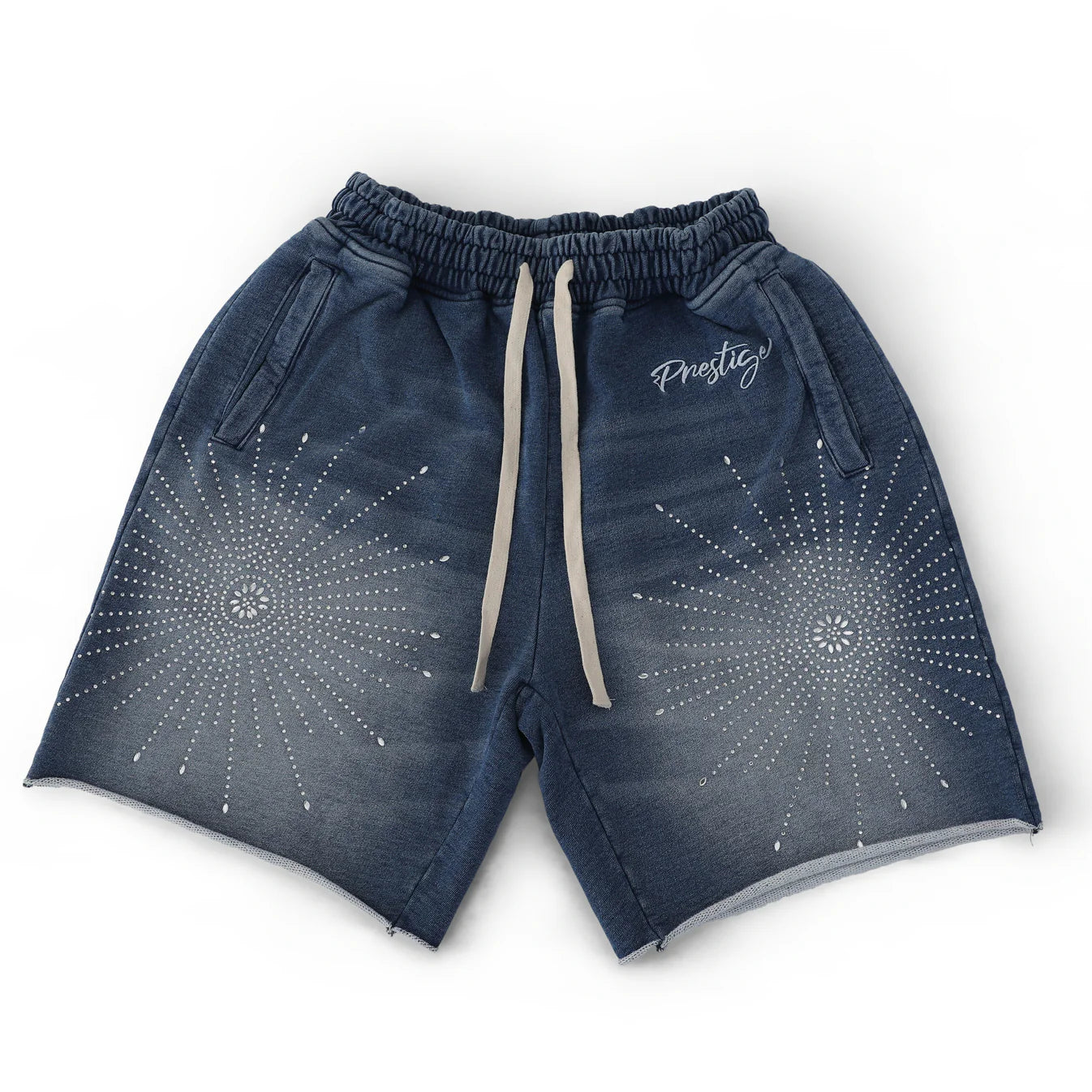 Prestige Blue Star Rhinestone Shorts