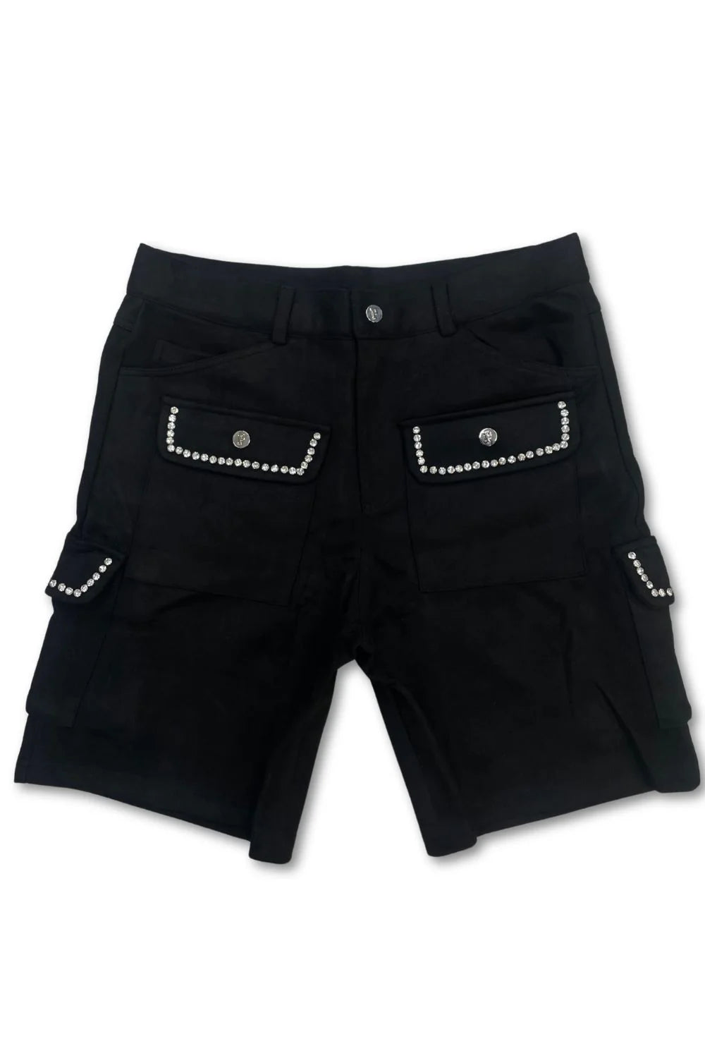 Prestige Rhinestone Set Black Shorts