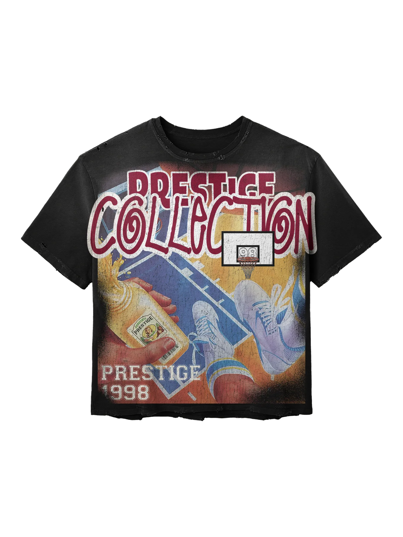 Prestige 98’ Basketball T-Shirt In Gray