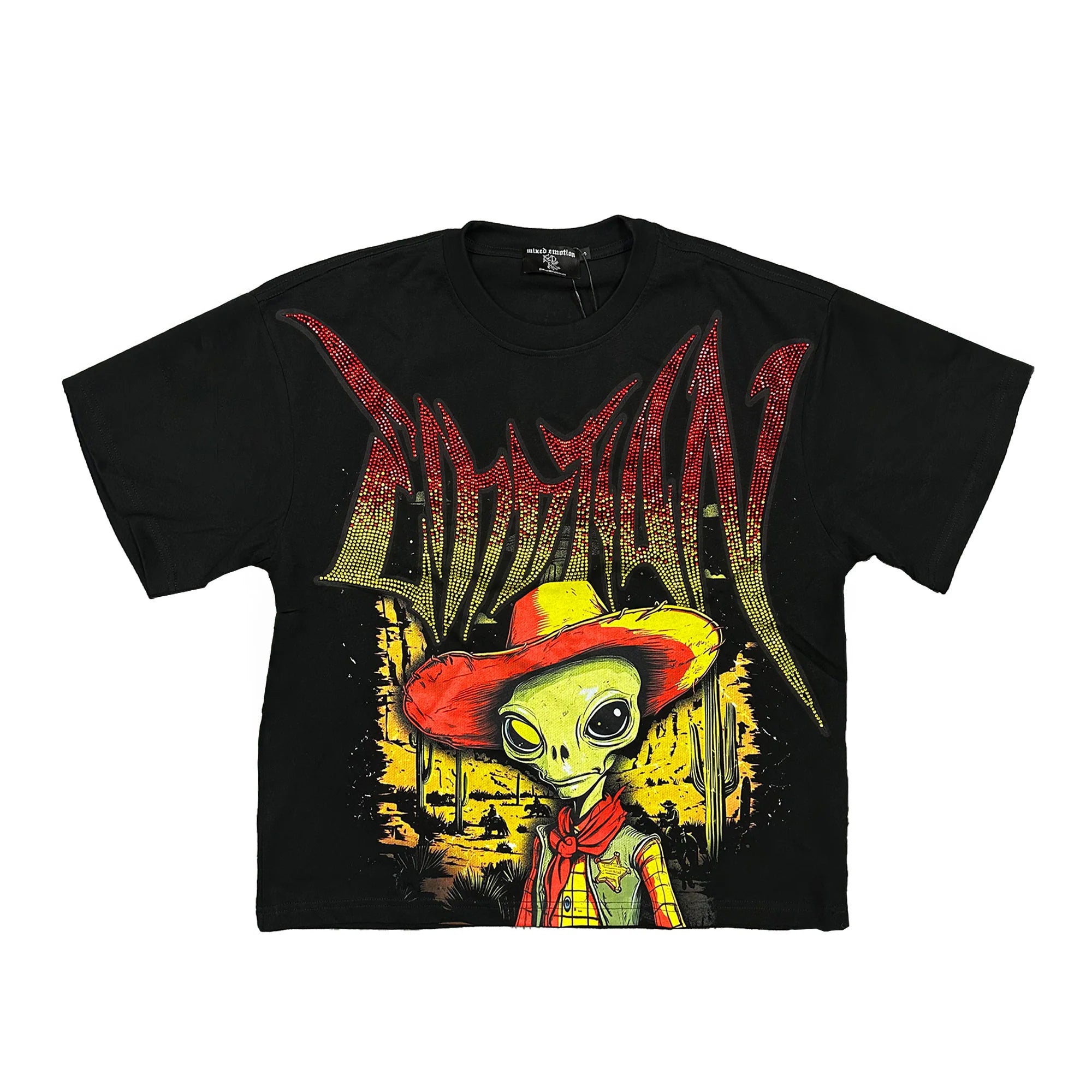 Mixed Emotion Ranger’ Rhinestone Tee