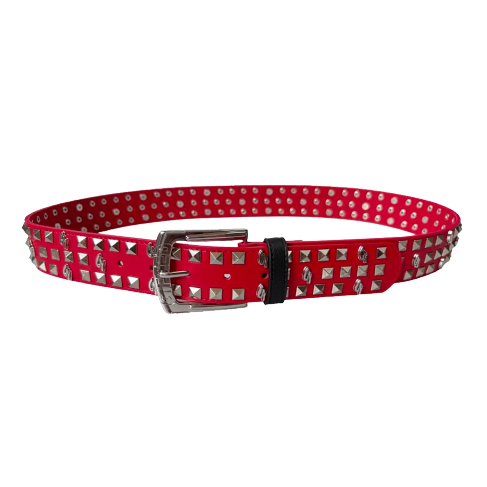 Everyon Is GIFTED Red Studded Belt