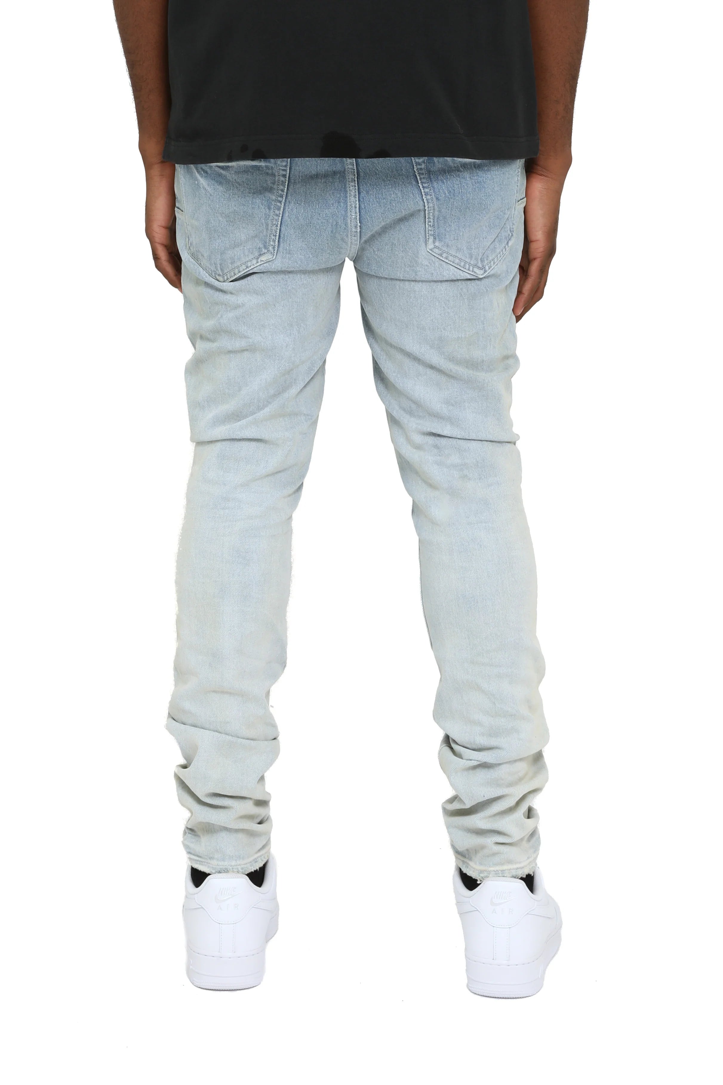 Purple Brand Light Indigo Rhode Fade Skinny Jeans
