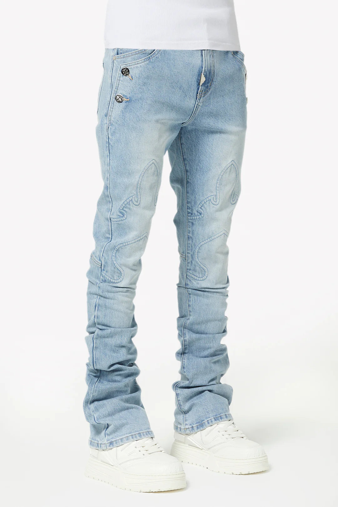 Guapi Aqua Blue Sanctum Denim Jeans