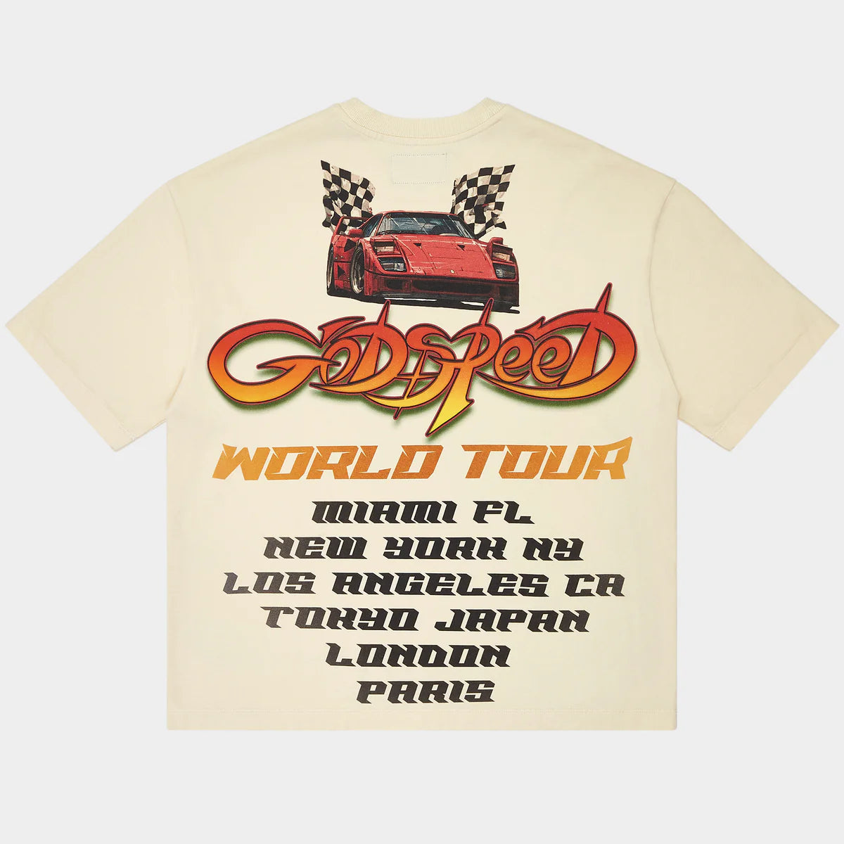 Godspeed South Beach Drive Miami Superrun T-shirt In Bone