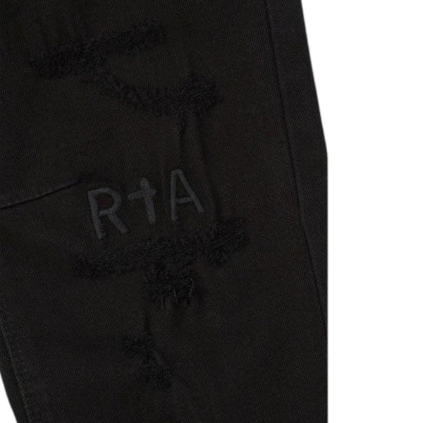 RtA Scratched Jeans Black Scratched (MUDWD889-B1104BKSCR)
