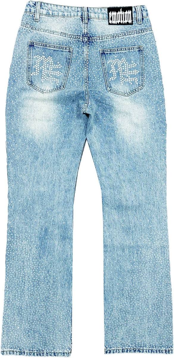 Mixed Emotion ME Rhinestone Jeans