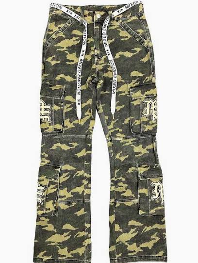 Mixed Emotion ME Camo Cargo Pants