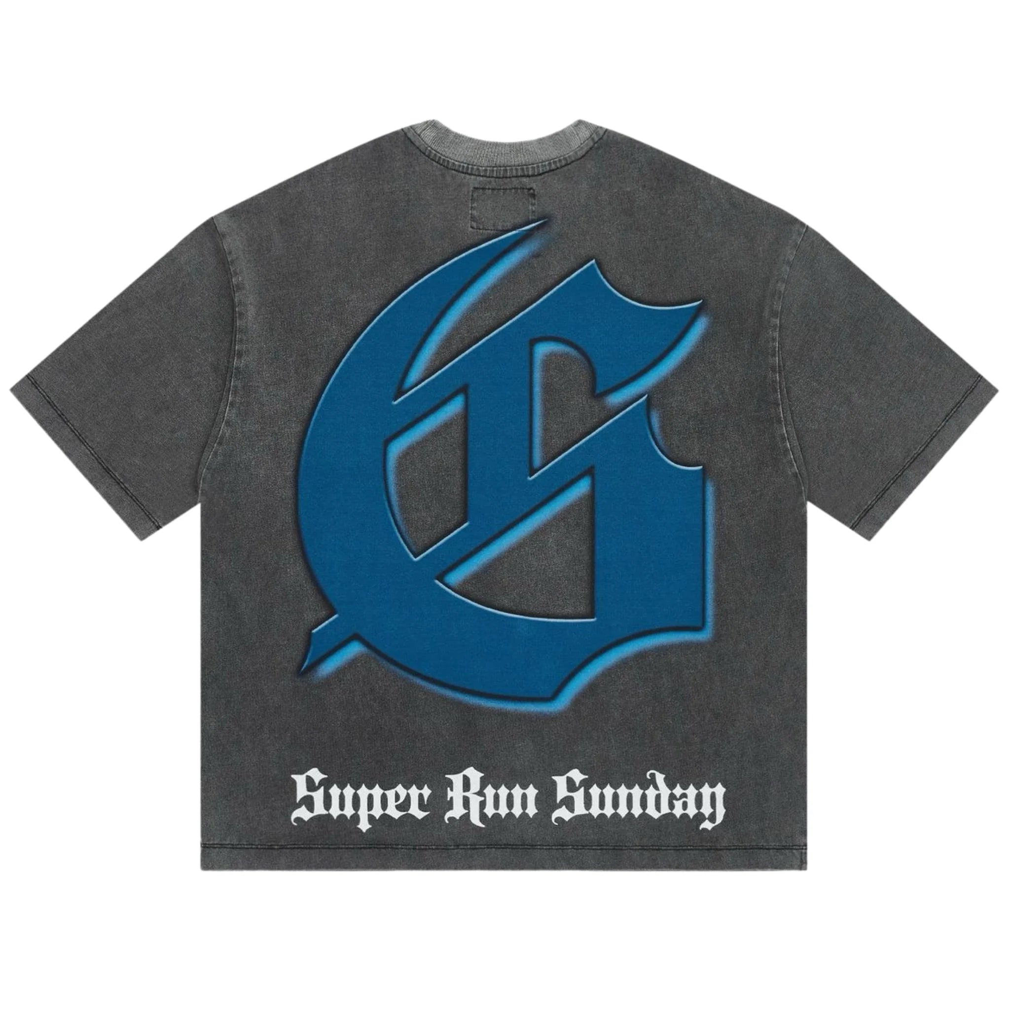 Godspeed "Showroom Miami Superrun" T-Shirt In Grey Wash