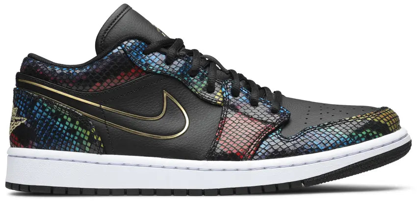 Air Jordan 1 Low: Multi Snakeskin Women