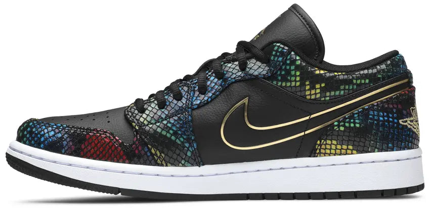 Air Jordan 1 Low: Multi Snakeskin Women