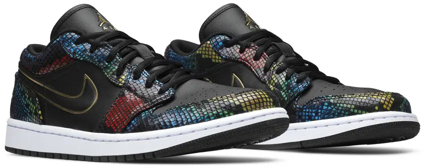 Air Jordan 1 Low: Multi Snakeskin Women