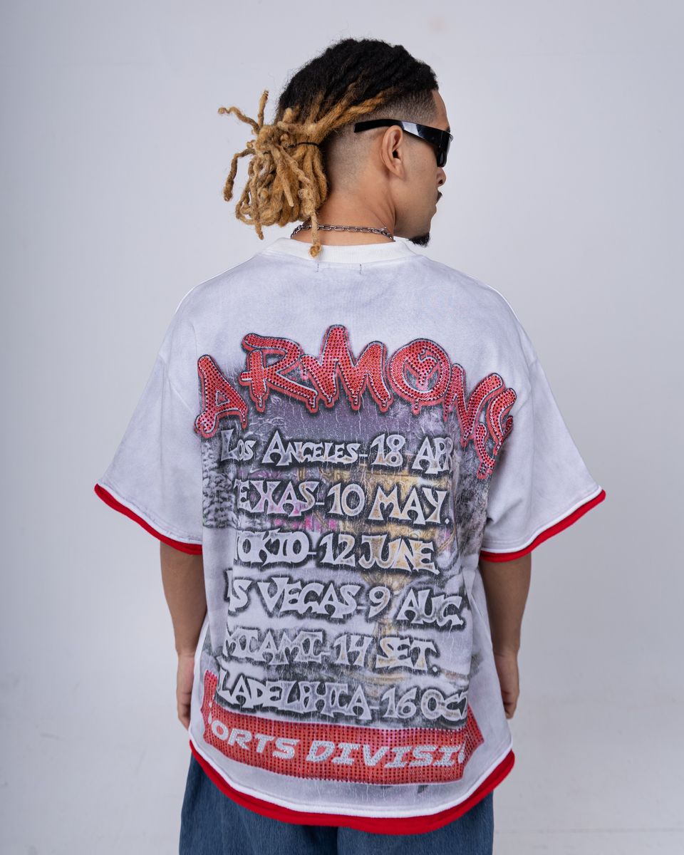 Harmony Snow Skeleton T-Shirt In White