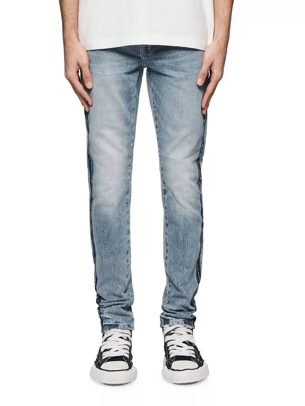 Purple Brand Shadow Seam Skinny Jeans