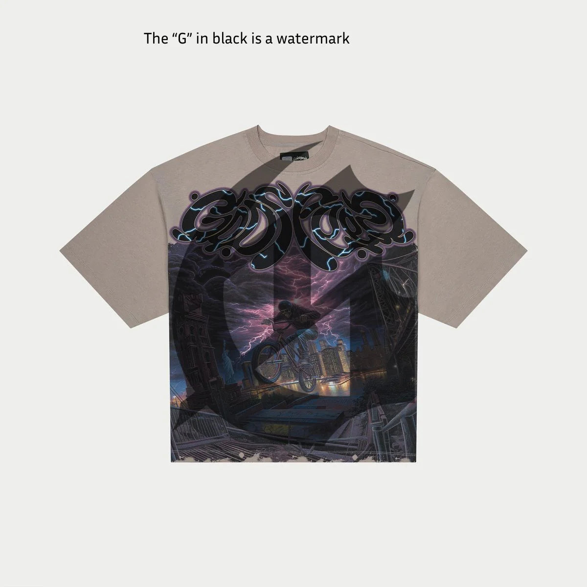 Godspeed B.M.X T-Shirt Stone