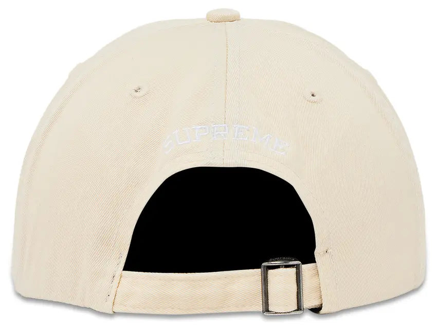 Supreme Pigment Coated S Logo 6 Panel Hat In Stone