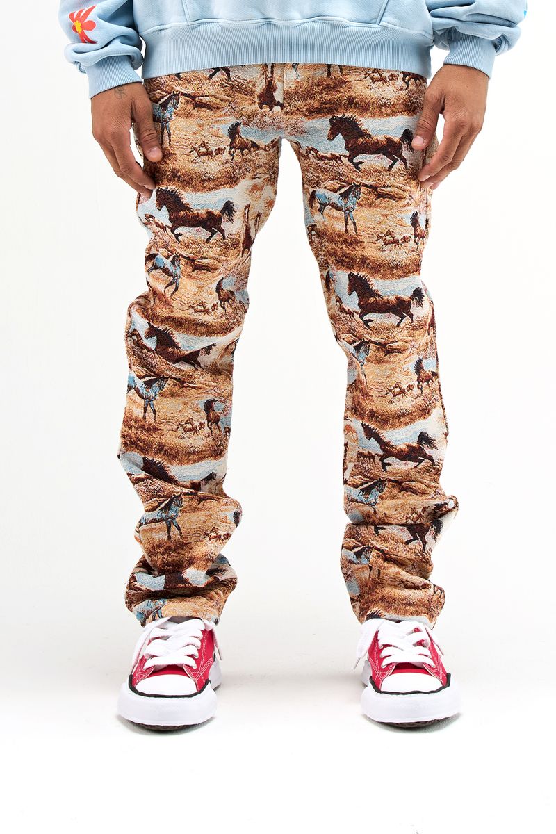 Serenede Stride Multi Color Straight Leg Jean