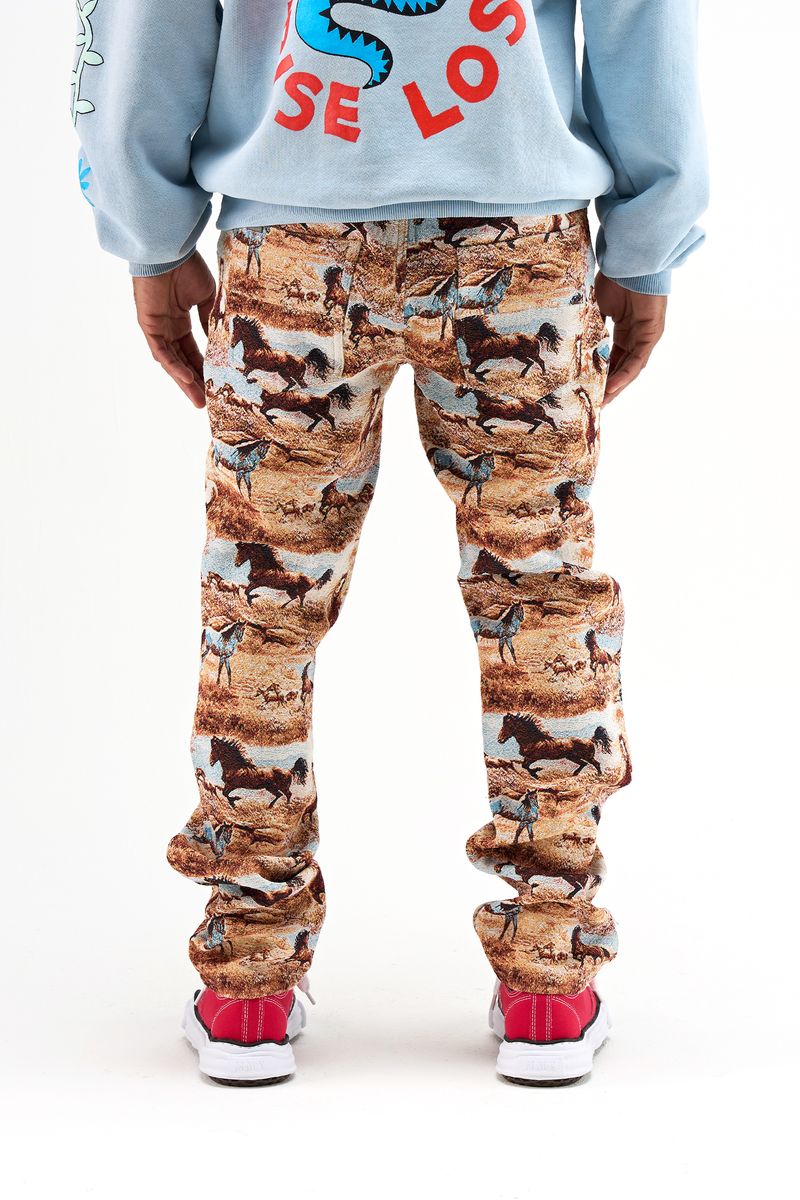 Serenede Stride Multi Color Straight Leg Jean