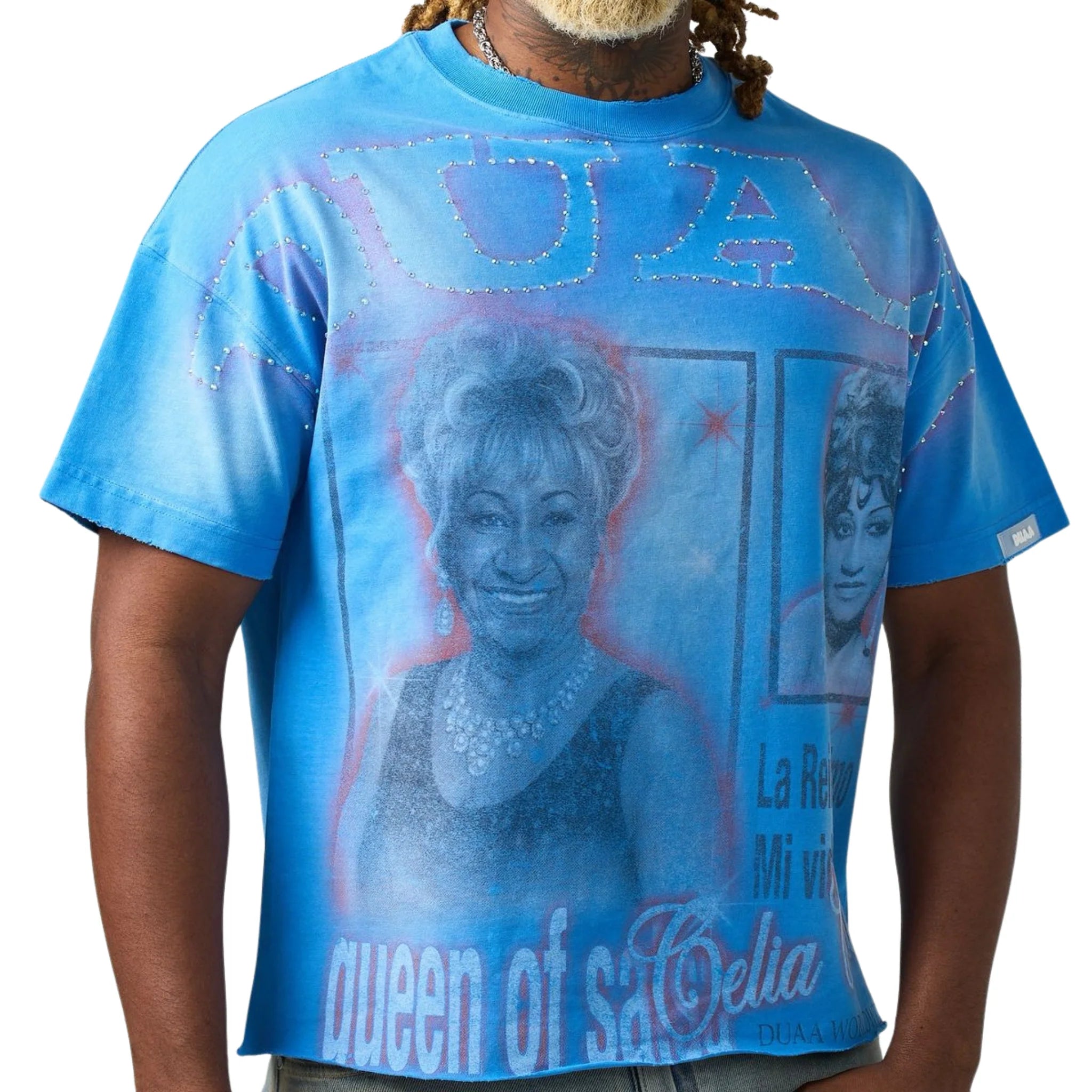 DUAA Sugar Short Sleeve T-shirt In Blue
