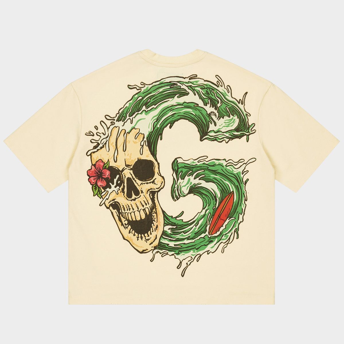 Godspeed Surfs Up T-shirt In Bone