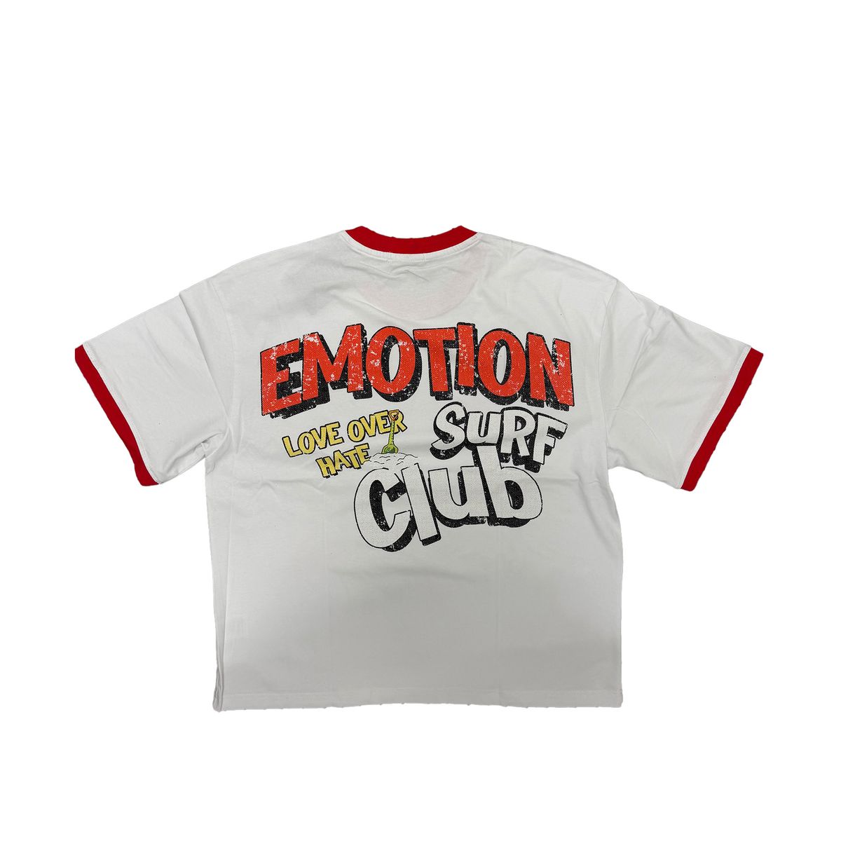 Mixed Emotion Surf Club T-Shirt In White